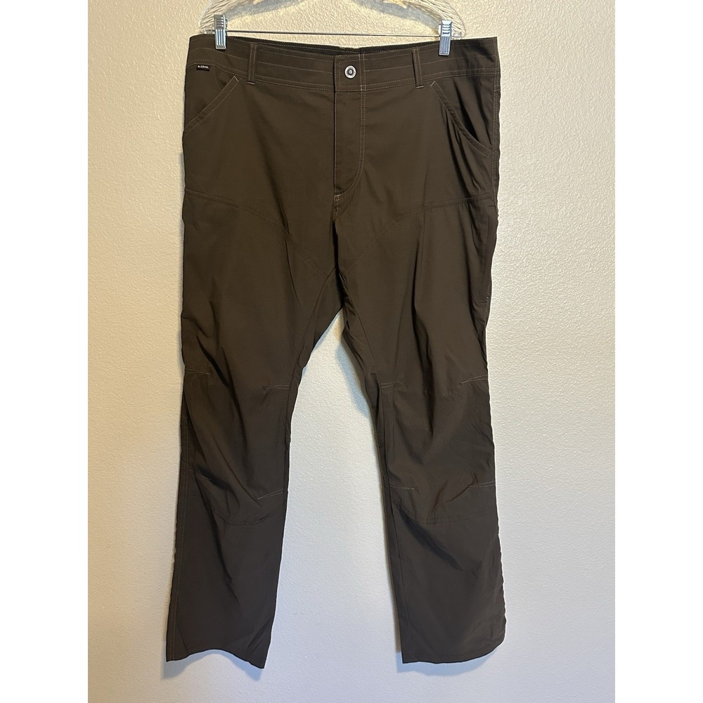 KUHL Pants Men 40x34 Renegade Klassik Khaki Stretch Performance 5120 Hiking NEW